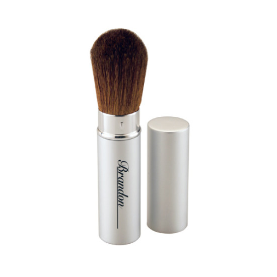 Retractable Powder Brush Silver